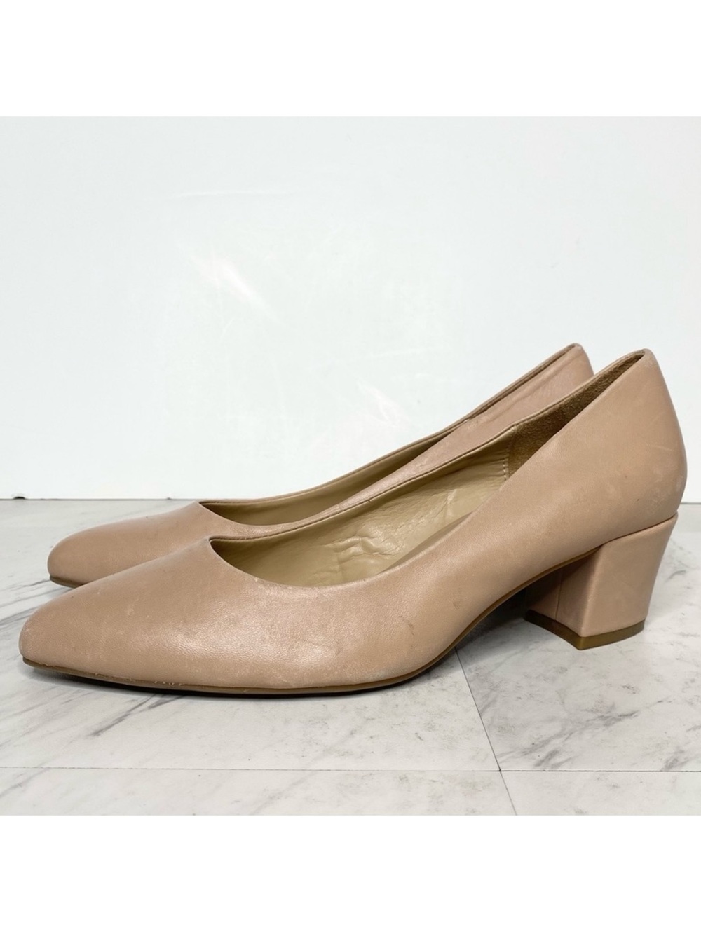 Naturalizer Carmen Tan Leather Pump 8W
